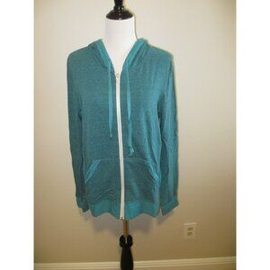 Abbot + Main Teal Zip-Up Hoodie XL